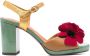 Chie Mihara Bloemapplicatie Hoge Blokhak Schoenen Multicolor Dames - Thumbnail 1