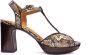 Chie Mihara Bruine leren enkelband sandalen - Thumbnail 1
