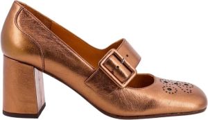 Chie Mihara Bruine Leren Sandalen met Verstelbare Band Bruin Dames