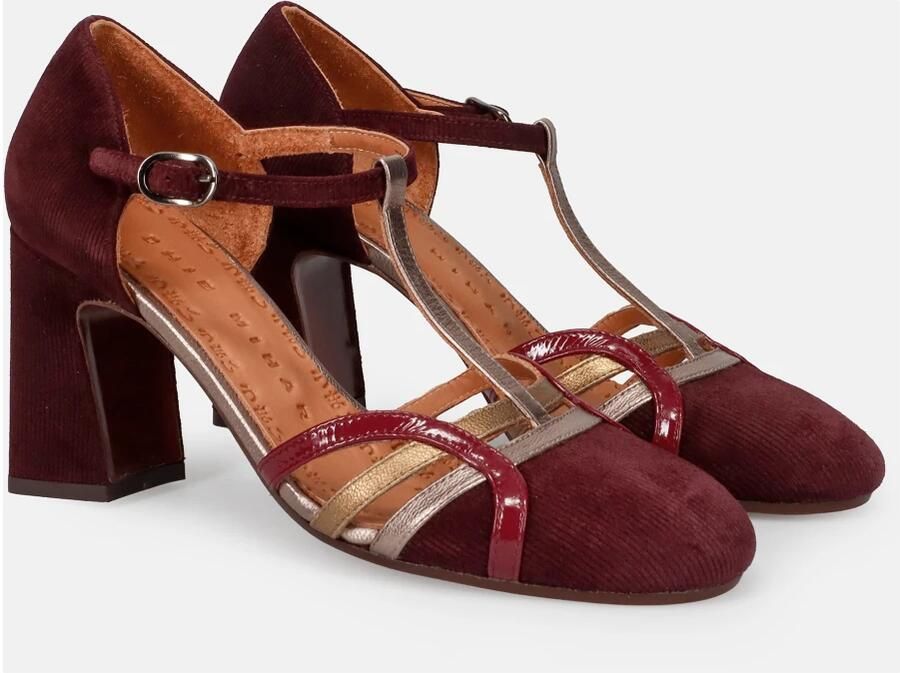 Chie Mihara Bordeaux Sandalen met Leren Afwerking Red Dames - Foto 3