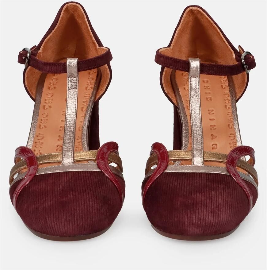 Chie Mihara Bordeaux Sandalen met Leren Afwerking Red Dames - Foto 2