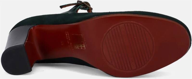 Chie Mihara Elegante Retro Groene Hakken Groen Dames