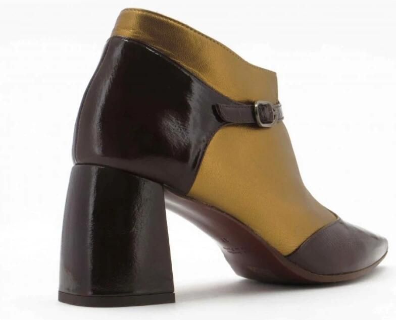 Chie Mihara Leren en lak enkellaarsjes