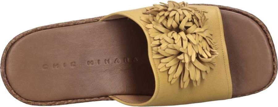 Chie Mihara Leren en Raffia Muiltje - Foto 2