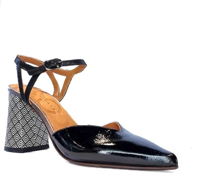 Chie Mihara Zwarte leren enkelband sandalen - Foto 2