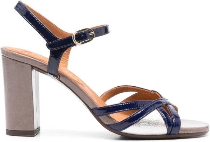 Chie Mihara Donkerblauwe Gespband Hoge Hakken Schoenen Blue Dames