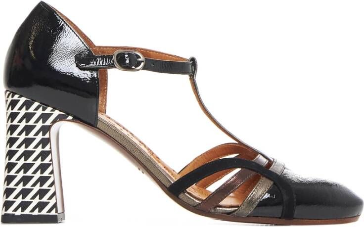 Chie Mihara Elegante Hakken Sandalen Mizan Black Dames