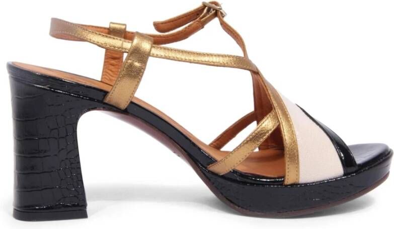 Chie Mihara Elegante KAT hakken sandalen in brons