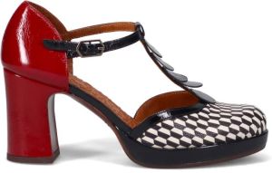 Chie Mihara Elegante Retro Leren Hakken Meerkleurig Dames