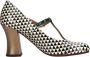Chie Mihara Fadam Pekinbeige-Nero-Oro-Verde Pumps - Thumbnail 1