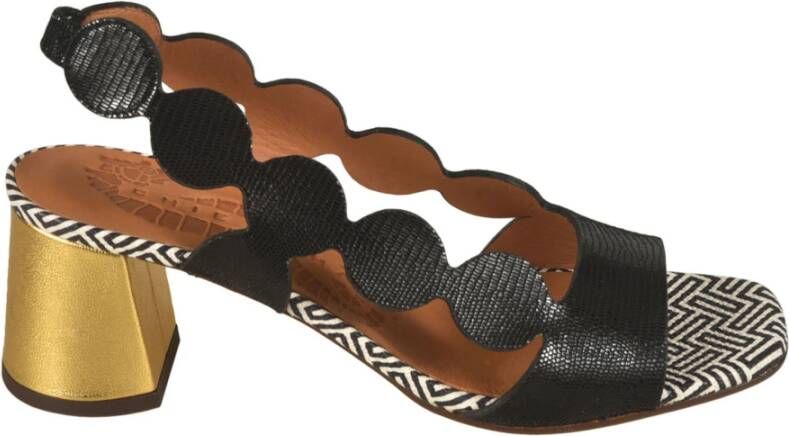 Chie Mihara Flat Sandals Black Dames