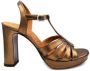Chie Mihara Flat Sandals Brown Dames - Thumbnail 1