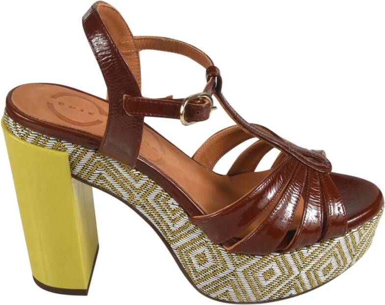 Chie Mihara Gele Haksandalen