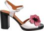 Chie Mihara Handgeweven leren sandalen met patent effect Multicolor Dames - Thumbnail 1