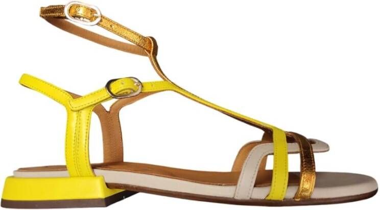 Chie Mihara Metallic leren sandaal met gespsluiting