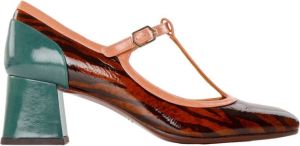 Chie Mihara Multicolor lakleren schoen met gesp Rood Dames