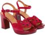 Chie Mihara Rode Lakleren Sandalen - Thumbnail 1