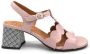 Chie Mihara Roze leren sandaal met gespsluiting - Thumbnail 1