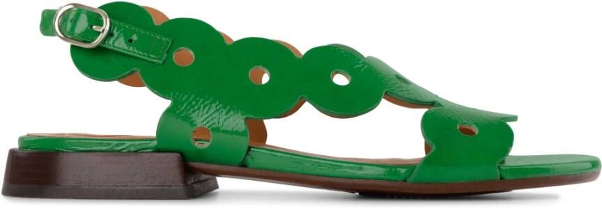 Chie Mihara Vintage Lakleren Sandaal Groen