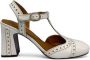 Chie Mihara Vintage Moderne Witte Hoge Hak Sandaal - Thumbnail 1