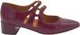 Chie Mihara Vintage stijl leren pumps met gespen Red Dames - Thumbnail 1