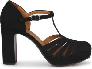 Chie Mihara Yeilo 105mm Leren Platform Pumps Zwart Dames