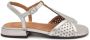 Chie Mihara Zilveren leren sandalen met gespsluiting - Thumbnail 1