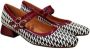 Chie Mihara Zwart en Bourgondisch lakleren schoen Multicolor Dames - Thumbnail 1