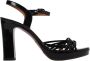 Chie Mihara Zwarte Lakleren Hakken Sandalen - Thumbnail 1