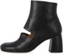 Chie Mihara Zwarte leren enkellaars met rits - Thumbnail 1