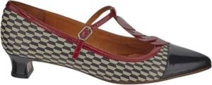 Chie Mihara Zwarte Patentleren Geometrische Pumps Meerkleurig Dames