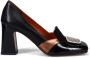 Chie Mihara Zwarte platte schoenen met geometrische print Zwart Dames - Thumbnail 1