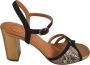 Chie Mihara Zwarte Sandalen met Hak - Thumbnail 1