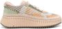 Chloé Beige Leren Sneakers met Whipstitch Trim Multicolor Dames - Thumbnail 1