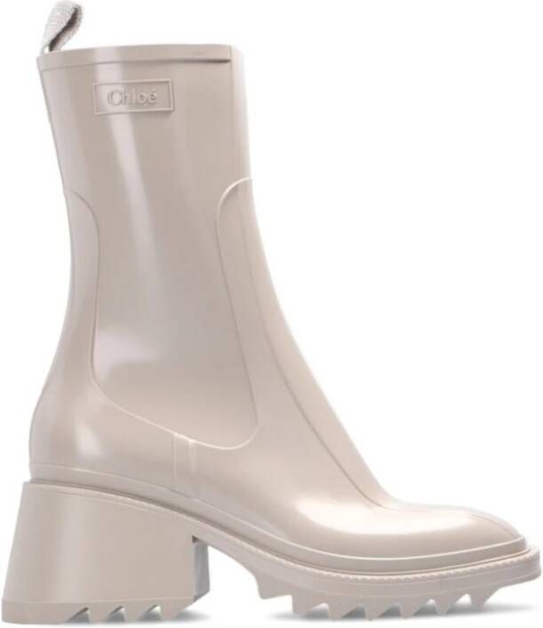 Chloé Boots & laarzen Rain Ankle Boots "Betty" in beige