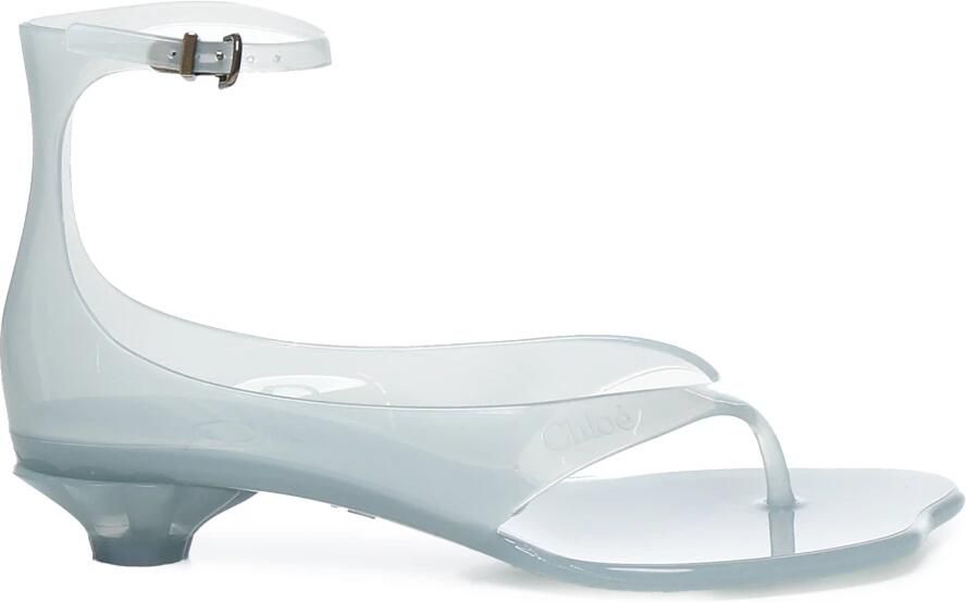 Chloé Blauwe Sandalen met Anatomische Teen