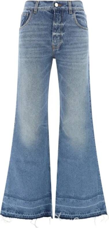 Chloé Bootcut Jeans met Franje Afwerking