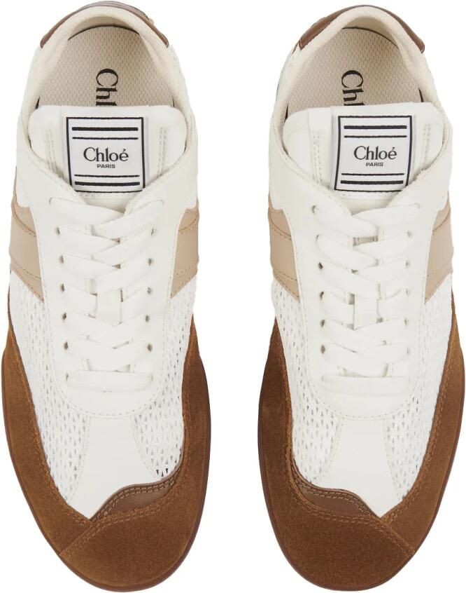 Chloé Bruine Leren Sneakers Stijlvolle Mode