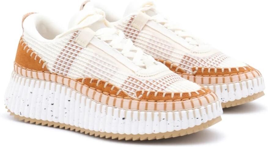 Chloé Bruine Mesh Sneakers