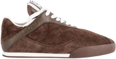 Chloé Chocolade suède leren sneakers
