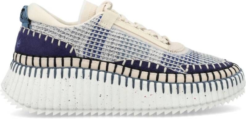 Chloé Cosmic Blue Sneakers Stijlvolle Comfortabele Schoenen