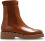 Chloé Boots & laarzen Noua Shiny Leather Ankle Boots in bruin - Thumbnail 1