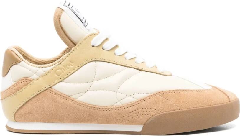 Chloé Gele Leren Sneakers
