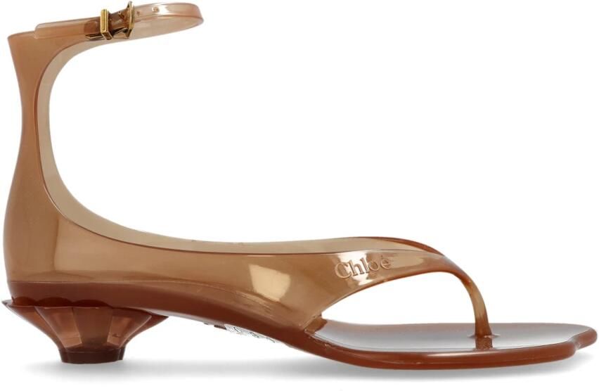 Chloé Gelei Hak Sandalen - Foto 2