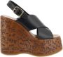 Chloé Geweven Banden Sleehak Sandalen - Thumbnail 1