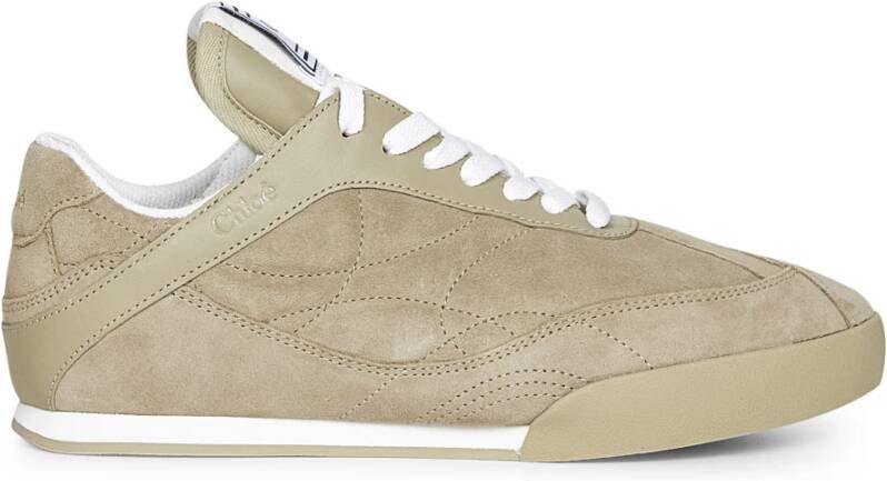 Chloé Groene Sneakers met Binnenhak