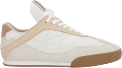 Chloé Lage leren sneakers in wit roze