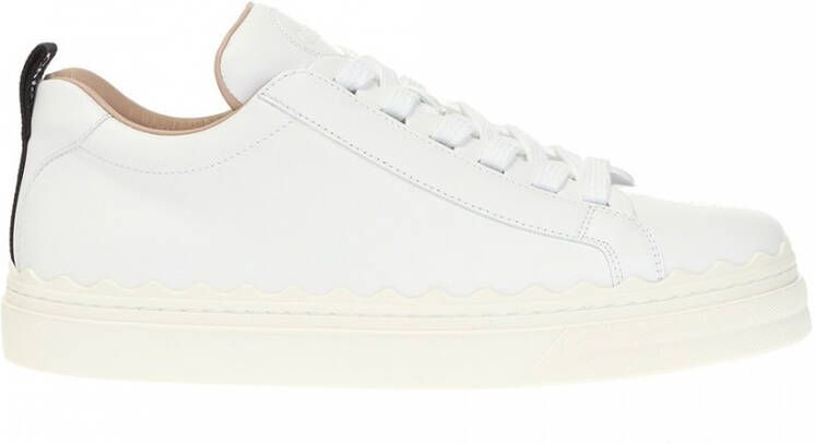 Chloé Lauren leather sneakers Wit Dames - Foto 1