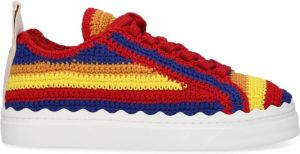 Chloé Lauren low-top sneakers Rood Dames
