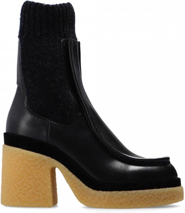 Chloé Leather ankle boots
